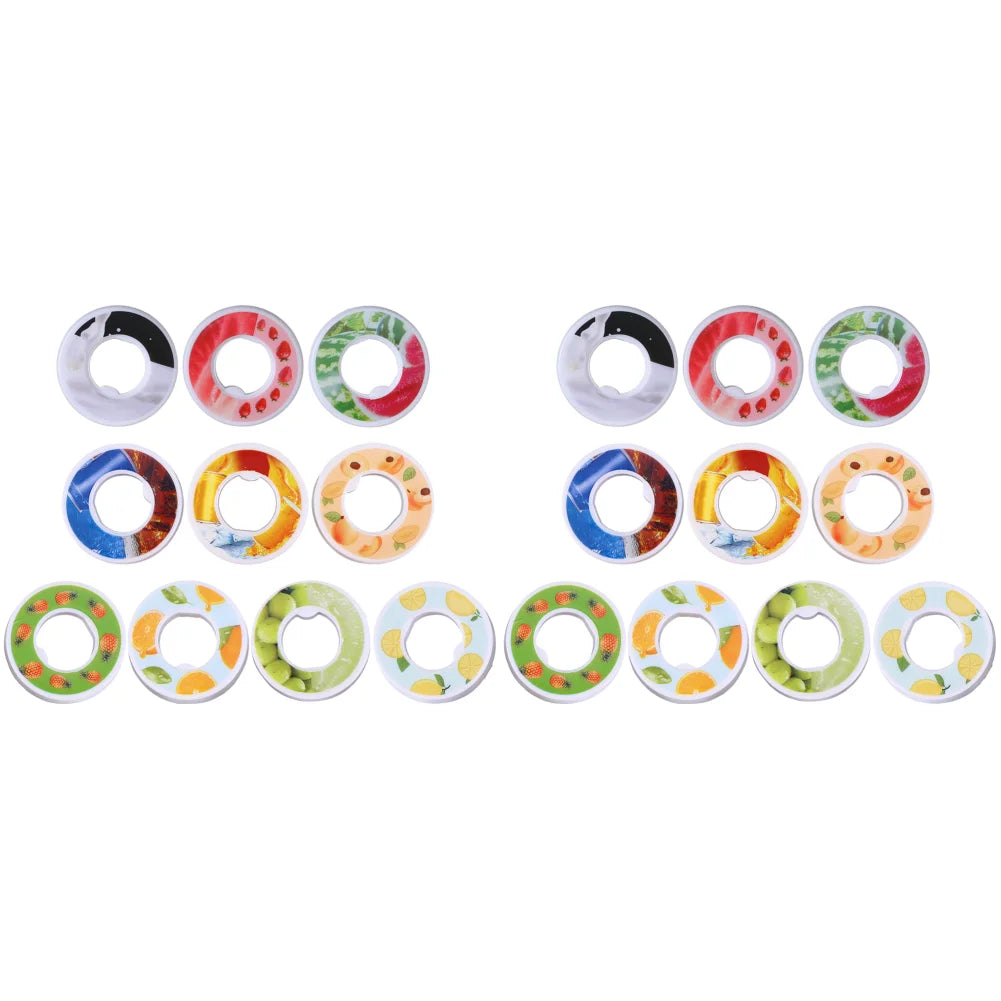 7/10/14/20PCS Water Bottle Flavour Pod Air Scent Fruit Flavour Pods For Water Bottle 0 Sugar Up Scented Pods Bottle Accessories