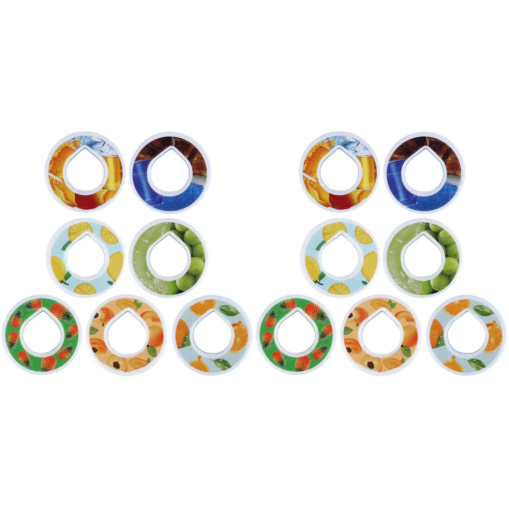 7/10/14/20PCS Water Bottle Flavour Pod Air Scent Fruit Flavour Pods For Water Bottle 0 Sugar Up Scented Pods Bottle Accessories