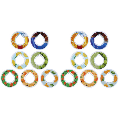 7/10/14/20PCS Water Bottle Flavour Pod Air Scent Fruit Flavour Pods For Water Bottle 0 Sugar Up Scented Pods Bottle Accessories